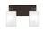 Toltec Lighting - 1162-ES-531 - Two Light Bath Bar - Edge - Espresso