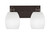 Toltec Lighting - 1162-ES-615 - Two Light Bath Bar - Edge - Espresso