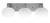 Toltec Lighting - 1163-BN-212 - Three Light Bath Bar - Edge - Brushed Nickel