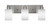 Toltec Lighting - 1163-BN-310 - Three Light Bath Bar - Edge - Brushed Nickel