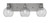 Toltec Lighting - 1163-BN-4102 - Three Light Bath Bar - Edge - Brushed Nickel