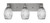 Toltec Lighting - 1163-BN-4165 - Three Light Bath Bar - Edge - Brushed Nickel