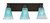 Toltec Lighting - 1163-ES-725 - Three Light Bath Bar - Edge - Espresso