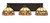 Toltec Lighting - 1163-ES-9975 - Three Light Bath Bar - Edge - Espresso