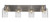Toltec Lighting - 1164-BN-300 - Four Light Bath Bar - Edge - Brushed Nickel