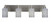 Toltec Lighting - 1164-BN-4062 - Four Light Bath Bar - Edge - Brushed Nickel