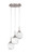 Toltec Lighting - 1173-BN-4819 - Three Light Pendalier - Edge - Brushed Nickel