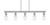 Toltec Lighting - 1185-BN-LED45C - LED Island Bar - Edge - Brushed Nickel