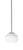 Toltec Lighting - 1201-GP-212 - One Light Mini Pendant - Franklin - Graphite