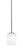 Toltec Lighting - 1201-GP-541 - One Light Mini Pendant - Franklin - Graphite