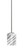 Toltec Lighting - 1201-GP-549 - One Light Mini Pendant - Franklin - Graphite