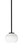 Toltec Lighting - 1201-MB-212 - One Light Mini Pendant - Franklin - Matte Black