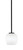 Toltec Lighting - 1201-MB-4811 - One Light Mini Pendant - Franklin - Matte Black