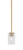 Toltec Lighting - 1201-NAB-300 - One Light Mini Pendant - Franklin - New Age Brass
