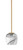 Toltec Lighting - 1201-NAB-4819 - One Light Mini Pendant - Franklin - New Age Brass