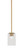 Toltec Lighting - 1201-NAB-530 - One Light Mini Pendant - Franklin - New Age Brass