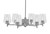 Toltec Lighting - 1206-GP-210 - Six Light Chandelier - Franklin - Graphite