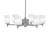 Toltec Lighting - 1206-GP-3001 - Six Light Chandelier - Franklin - Graphite