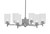 Toltec Lighting - 1206-GP-530 - Six Light Chandelier - Franklin - Graphite