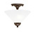 Toltec Lighting - 120-BRZ-2121 - Two Light Semi-Flush Mount - Semi-Flushes - Bronze