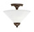 Toltec Lighting - 120-BRZ-316 - Two Light Semi-Flush Mount - Semi-Flushes - Bronze