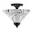 Toltec Lighting - 120-MB-2129 - Two Light Semi-Flush Mount - Any - Matte Black