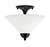 Toltec Lighting - 120-MB-316 - Two Light Semi-Flush Mount - Semi-Flushes - Matte Black
