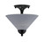 Toltec Lighting - 120-MB-4002 - Two Light Semi-Flush Mount - Semi-Flushes - Matte Black