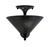 Toltec Lighting - 120-MB-4009 - Two Light Semi-Flush Mount - Semi-Flushes - Matte Black