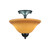 Toltec Lighting - 120-MB-624 - Two Light Semi-Flush Mount - Any - Matte Black