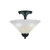 Toltec Lighting - 120-MB-702 - Two Light Semi-Flush Mount - Any - Matte Black