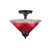 Toltec Lighting - 120-MB-706 - Two Light Semi-Flush Mount - Any - Matte Black