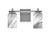 Toltec Lighting - 1212-GP-3009 - Two Light Bath Bar - Franklin - Graphite