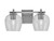 Toltec Lighting - 1212-GP-4812 - Two Light Bath Bar - Franklin - Graphite