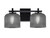 Toltec Lighting - 1212-MB-4612 - Two Light Bath Bar - Franklin - Matte Black
