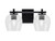 Toltec Lighting - 1212-MB-4810 - Two Light Bath Bar - Franklin - Matte Black