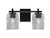 Toltec Lighting - 1212-MB-542 - Two Light Bath Bar - Franklin - Matte Black