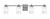 Toltec Lighting - 1214-GP-3001 - Four Light Bath Bar - Franklin - Graphite