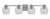 Toltec Lighting - 1214-GP-4812 - Four Light Bath Bar - Franklin - Graphite