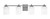 Toltec Lighting - 1214-GP-541 - Four Light Bath Bar - Franklin - Graphite