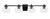 Toltec Lighting - 1214-MB-202 - Four Light Bath Bar - Franklin - Matte Black