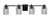 Toltec Lighting - 1214-MB-542 - Four Light Bath Bar - Franklin - Matte Black