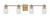 Toltec Lighting - 1214-NAB-300 - Four Light Bath Bar - Franklin - New Age Brass