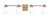 Toltec Lighting - 1214-NAB-310 - Four Light Bath Bar - Franklin - New Age Brass