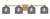 Toltec Lighting - 1214-NAB-4612 - Four Light Bath Bar - Franklin - New Age Brass