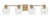 Toltec Lighting - 1214-NAB-4810 - Four Light Bath Bar - Franklin - New Age Brass