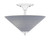 Toltec Lighting - 121-CH-4012 - Two Light Semi-Flush Mount - Semi-Flushes - Chrome
