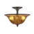 Toltec Lighting - 121-DG-708 - Two Light Semi-Flush Mount - Any - Dark Granite
