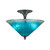 Toltec Lighting - 121-DG-715 - Two Light Semi-Flush Mount - Any - Dark Granite