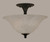 Toltec Lighting - 121-MB-53615 - Two Light Semi-Flush Mount - Any - Matte Black